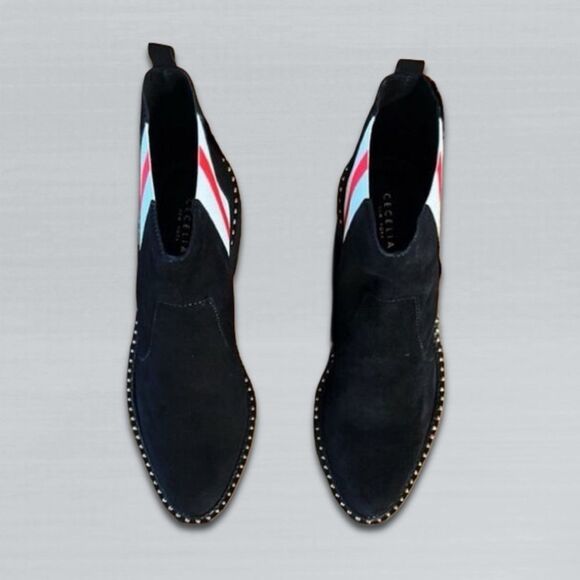 Cecelia New York Gemma Suede Ankle Boots - Picture 4 of 16